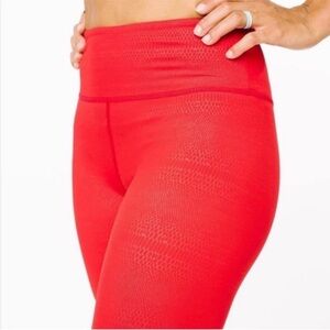 ZYIA Red Active Venom High-Rise 7/8 Leggings